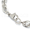 Non-Tarnish 304 Stainless Steel Rope Chain Necklaces NJEW-I245-07E-P-3