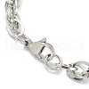 304 Stainless Steel Rope Chain Necklaces NJEW-I245-07E-P-3