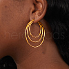 Stainless Steel Hoop Earring for Women MC0462-1-4