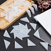  50Pcs Plastic Triangle Corner Protector FIND-NB0005-48B-7