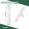 201 Stainless Steel Bookmarks Finding STAS-WH0016-62P-3