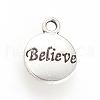 Tibetan Style Alloy Pendants TIBE-S302-26AS-RS-1