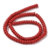 Dyed Synthetic Coral Beads Strands CORA-P010-05B-2