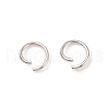 Tarnish Resistant 304 Stainless Steel Jump Rings X-STAS-R049-6x0.8mm-1
