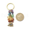 Chakra Natural Gemstone Chip Bead Keychain KEYC-JKC00415-01-3