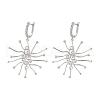 Cubic Zirconia Stud Earring Findings STER-M092-07P-1