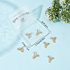 Beebeecraft Brass Cubic Zirconia Pendants ZIRC-BBC0001-14-7