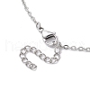 Non-Tarnish Stainless Steel Macrame Pouch Empty Stone Holder for Necklace Makings NJEW-JN04825-01-4