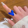 Heart Brass with Acrylic Finger Rings for Women FS-WG6A11D-03-1
