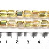 Electroplate Glass Beads Strands EGLA-D030-19G-4