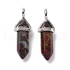 Natural Dragon Blood Pendants G-K329-48P-2