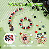 DICOSMETIC 2Bags 80Pcs Rondelle Food Grade Eco-Friendly Silicone Focal Beads SIL-DC0001-69A-4