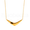 Elegant V-shaped Stainless Steel Pendant Necklaces for Women LC5573-1-2
