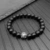 High Beauty Pure Black Bracelet Beaded Lucky Transfer Pixiu Bracelet Simple Style Couple Gift to the Small Market YP1688-2-1