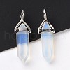 Opalite Pointed Pendants G-K329-21P-3