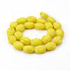 Pearl Luster Plated Glass Bead Strands EGLA-E037-PL01-2
