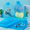 SOFPLATE 30pcs Large Organza Pouches Portable Shoes Bag Travel Storage Drawstring Bags OP-SP0001-03B-05-4