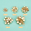 Unicraftale 70Pcs 5 Style 304 Stainless Steel Rhinestone Claw Settings STAS-UN0026-74-4