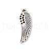 Tibetan Style Alloy Pendant Rhinestone Settings TIBE-Q090-35AS-1