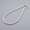 Glass Beaded Necklaces NJEW-JN02271-01-1
