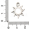 304 Stainless Steel Pendants STAS-M117-01A-P-3