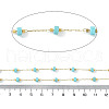 Ion Plating(IP) 304 Stainless Steel Chains AJEW-Q150-08G-04-2