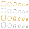   180Pcs 12 Styles Brass Split Rings FIND-PH0020-26-1