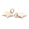 (Defective Closeout Sale: Scratches)304 Stainless Steel Charms STAS-XCP0001-35-3