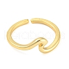 Rack Plating Brass Cuff Rings RJEW-G292-02G-2
