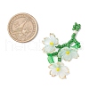 Acrylic Flower Pendants PALLOY-TA00252-02-1