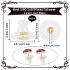 Beebeecraft 50Pcs Silicone Cover Ear Nuts SIL-SC0002-35-2