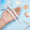 FIBLOOM 1 Strand Baroque Natural Keshi Pearl Beads Strands PEAR-FI0001-08-3