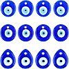  12Pcs 3 Style Handmade Lampwork Evil Eye Pendants LAMP-NB0001-45-1