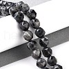 Natural Larvikite Beads Strands G-NH0021-A04-01-2