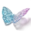 Two Tone Transparent Acrylic Beads OACR-E041-06C-2