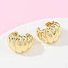 C-Shaped Brass Cuff Earrings EJEW-Z111-01G-1