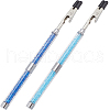 SUNNYCLUE 2Pcs Iron and PVC and Acrylic Alligator Memo Clips FIND-SC0011-25B-1