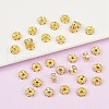 Brass Rhinestone Spacer Beads RSB028NF-02G-2