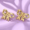 304 Stainless Steel Stud Earrings EJEW-U047-23G-1