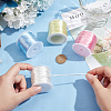 SUNNYCLUE 4 Rolls 4 Colors Nylon Rattail Satin Cord NWIR-SC0001-20B-3