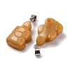 Natural Topaz Jade Pendants G-B127-06P-03-3