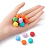 Hexagon Food Grade Eco-Friendly Silicone Focal Beads SIL-YW0001-11A-4