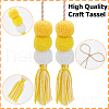 Polyester Tassel Pendant Decoration HJEW-WH20003-04A-03-7