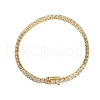 Brass Micro Pave Clear Cubic Zirconia Bracelets for Women BJEW-M047-03G-5