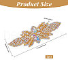 Flower Glass Hotfix Rhinestone FIND-WH0148-265A-01-2