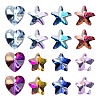 120Pcs 8 Style Electroplate Glass Pendants GLAA-LS0001-04-2