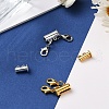 2 Set 2 Style Alloy Magnetic Slide Lock Clasps FIND-YW0001-25-4
