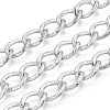 Aluminium Textured Curb Chains CHA-T001-45S-3