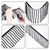 AHADEMAKER 1 Yard Glass Beaded Tassel Ribbon OCOR-GA0001-50B-3
