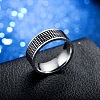201 Stainless Steel Finger Rings for Men FS-WGEC394-01-2